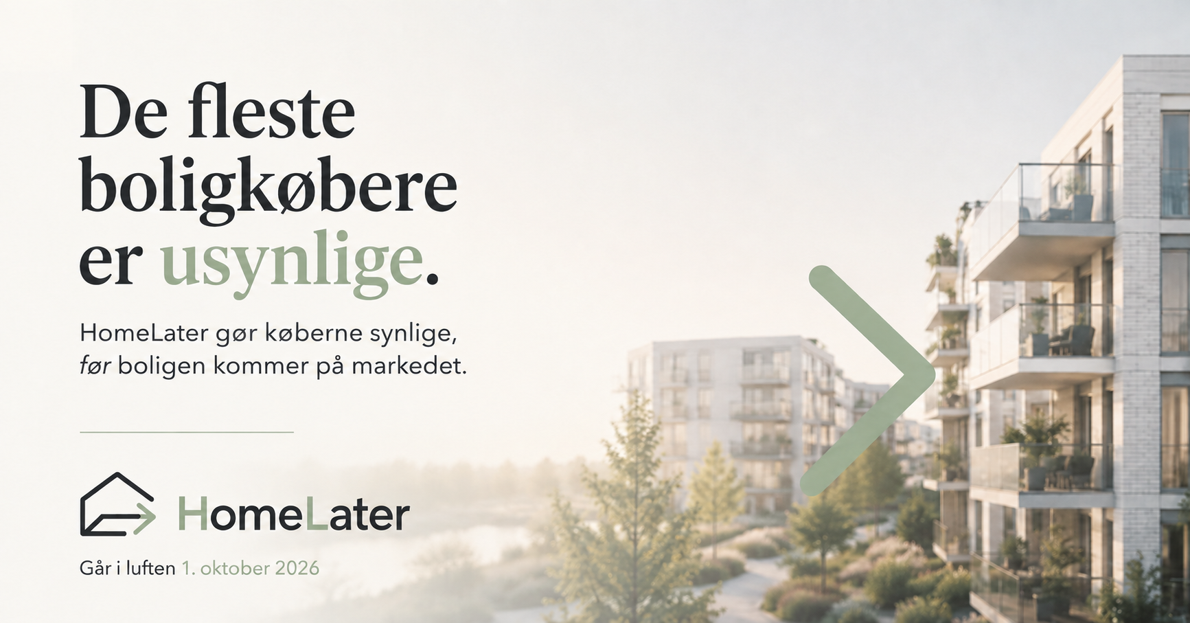 De fleste boligkøbere er usynlige. Hvad nu, hvis købere kunne blive synlige, før boligen kommer på markedet?